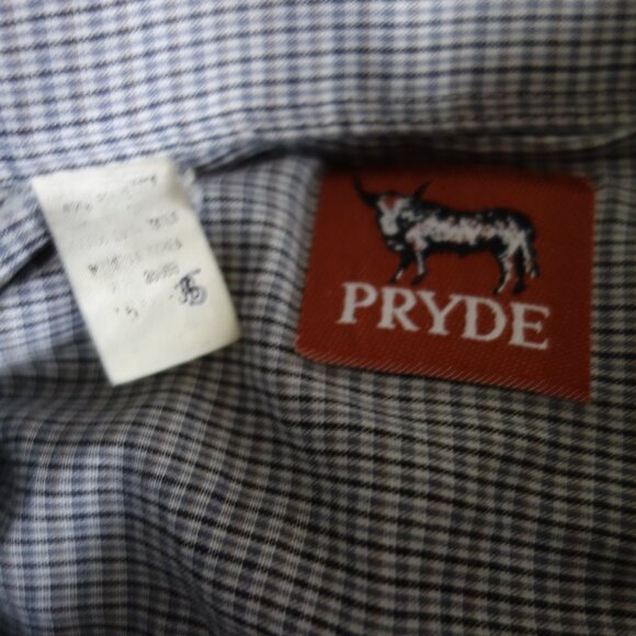 PRYDE Western Pearl Snap Long Sleeve Shirt – Mens M (?) - Picture 2 of 6